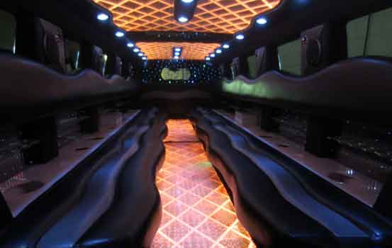 Interior de Limusina para Despedidas de soltera